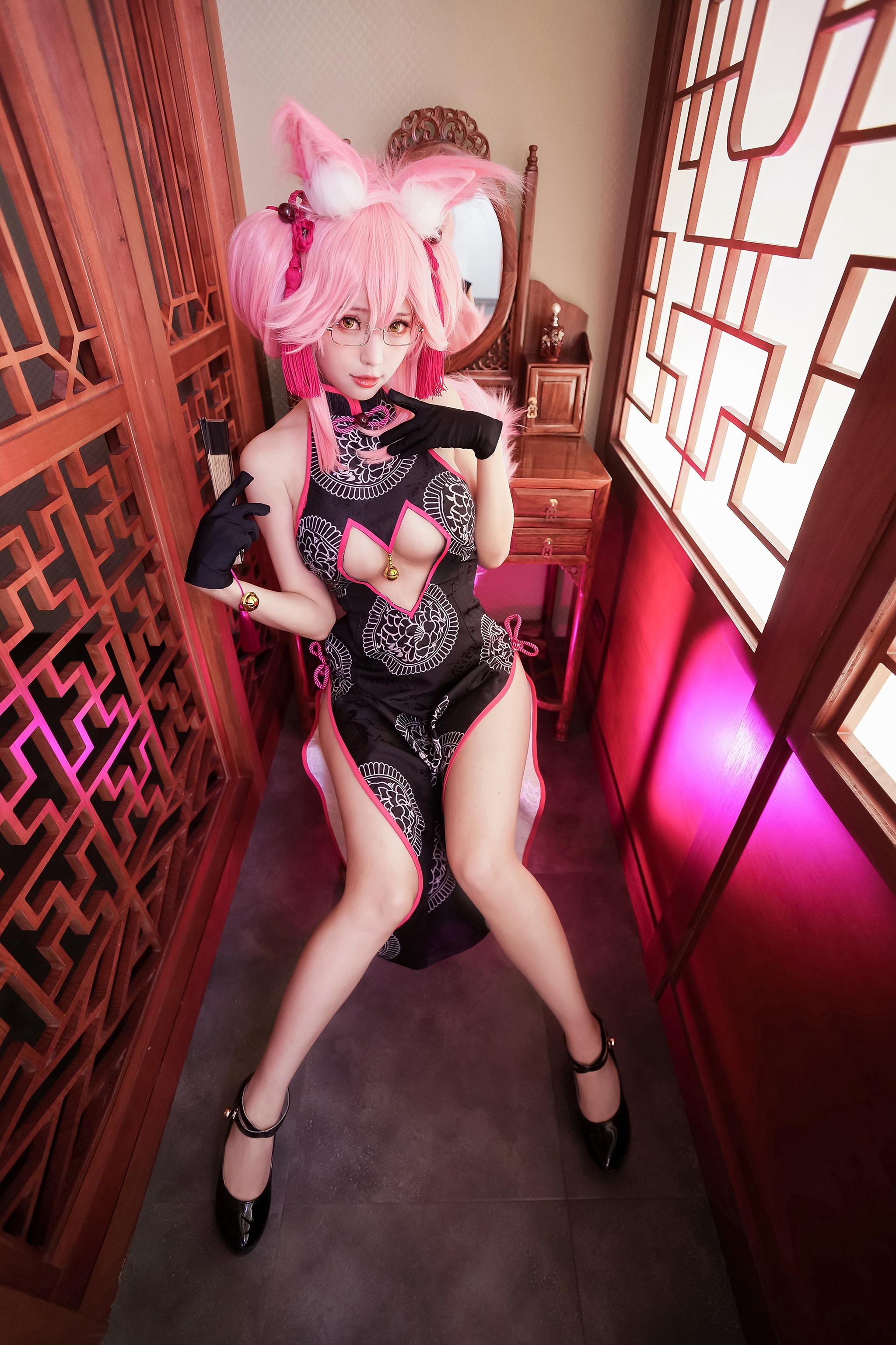 图片[1]-ElyEE子 – NO.043 玉藻前旗袍 [33P]-XikXak